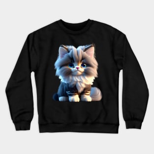 Adorable, Cool, Cute Cats and Kittens 41 Crewneck Sweatshirt